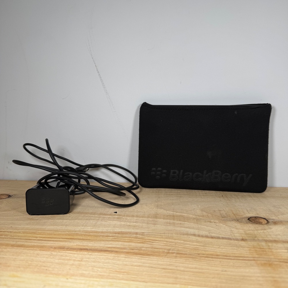BlackBerry PlayBook Tablet 64GB 7" Black with Sleeve and Charger Tested